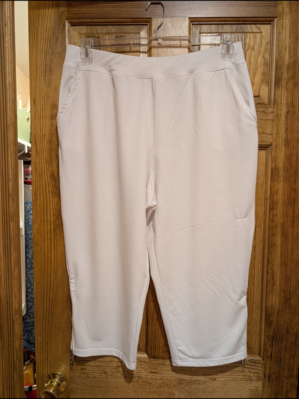 Emily Daniels Women's White Capris